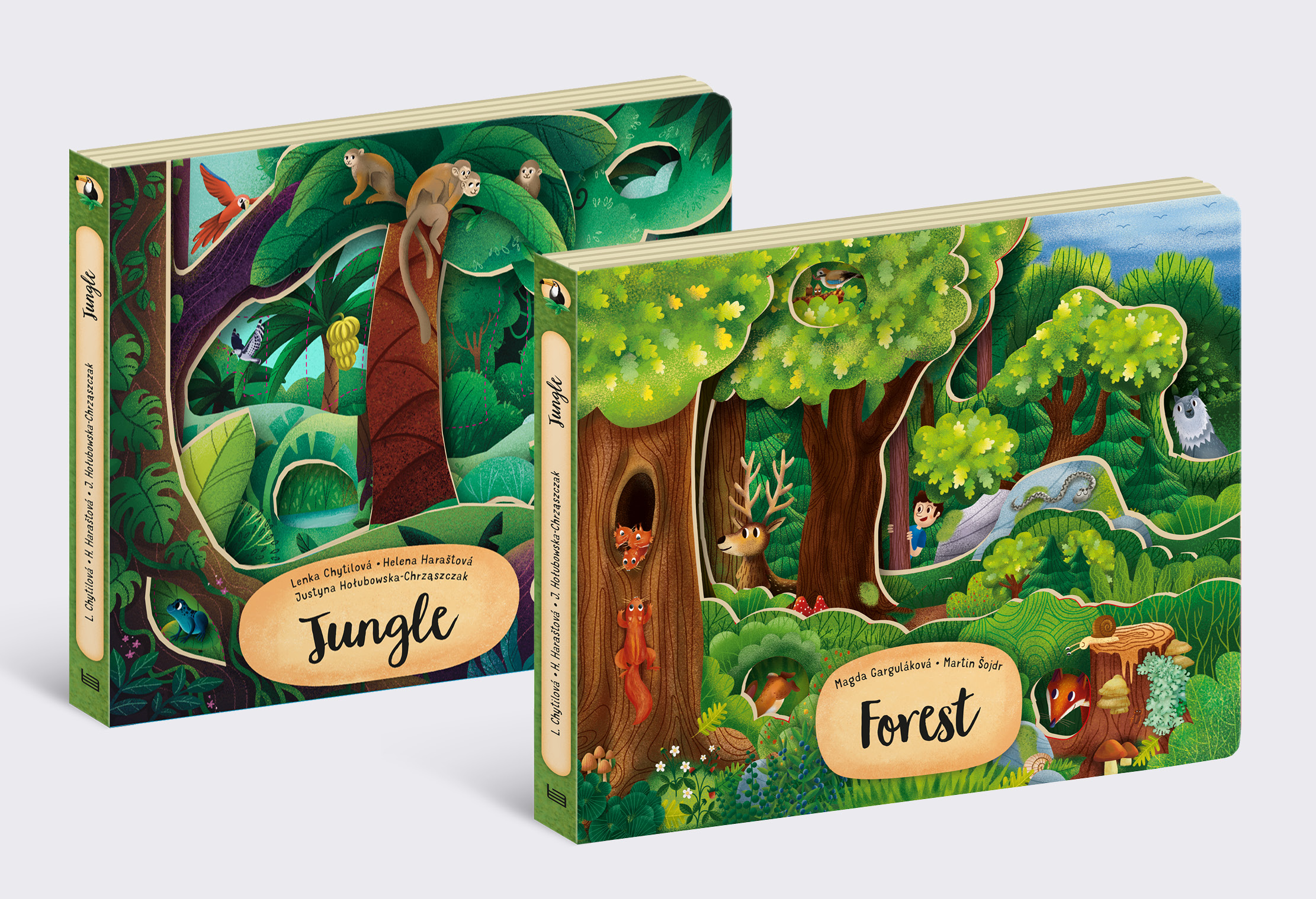 kniha jungle a forest
